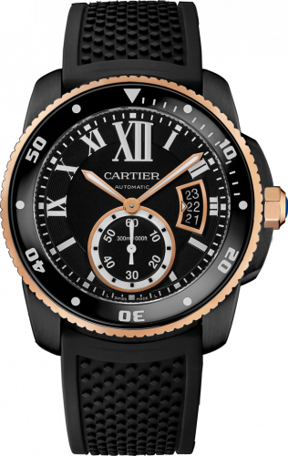 Cartier Calibre de Cartier Diver Carbon / Pink Gold W2CA0004