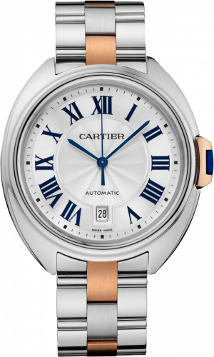 Cartier Cle de Cartier 40 Stainless Steel /Pink Gold / Silver / Bracelet W2CL0002