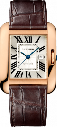 Cartier Tank Anglaise 29.8 Pink Gold / Silver W5310005