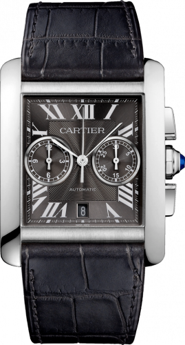 Cartier Tank MC 34.3 Chronograph Stainless Steel / Grey W5330008