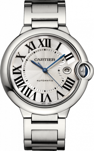 Cartier Ballon Blue de Cartier 42 Automatic Stainless Steel / Silver / Bracelet W69012Z4