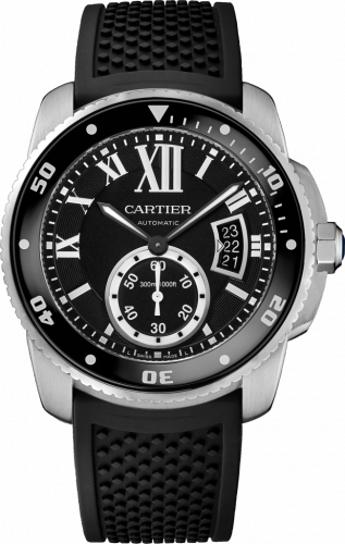 Cartier Calibre de Cartier Diver Stainless Steel / Black / Rubber W7100056
