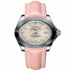 Breitling Galactic 32 Sleek Edition Stainless Steel / Pearl Diamond / Sahara W7133012/A801/238X/A14BA.1