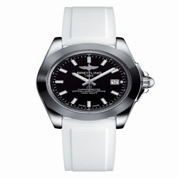 Breitling Galactic 32 Sleek Edition Stainless Steel / Trophy Black / Rubber W7133012/BF62/164S/A14S.1