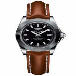 Breitling Galactic 32 Sleek Edition Stainless Steel / Trophy Black / Calf W7133012/BF62/406X/A14BA.1
