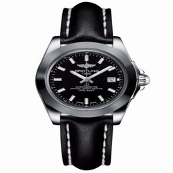 Breitling Galactic 32 Sleek Edition Stainless Steel / Trophy Black / Calf W7133012/BF62/408X/A14BA.1