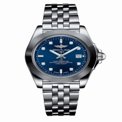 Breitling Galactic 32 Sleek Edition Stainless Steel / Horizon Blue Diamond / Bracelet W7133012/C966/792A