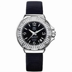 TAG Heuer Formula 1 Quartz 37 Stainless Steel / Diamond / Black / Fabric WAC1214.FC6218