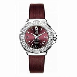 TAG Heuer Formula 1 Quartz 37 Stainless Steel / Diamond / Purple / Fabric WAC1219.FC6223