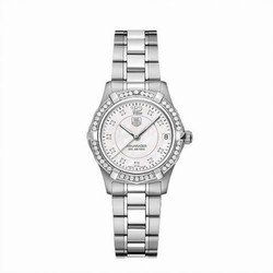 TAG Heuer Aquaracer 300M Quartz 32 Stainless Steel / Diamond / MOP - Diamond / Bracelet WAF1313.BA0819