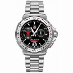 TAG Heuer Formula 1 Alarm 41 Stainless Steel / Black / Bracelet WAH111C.BA0850