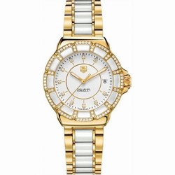 TAG Heuer Formula 1 Quartz 37 Yellow Gold PVD / Diamond / White / Bracelet WAH1222.BB0866
