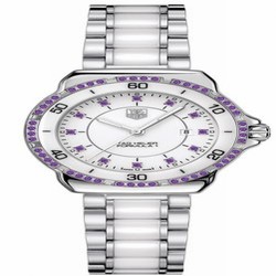 TAG Heuer Formula 1 32 Stainless Steel / Amethysts / White / Bracelet WAH1318.BA0869