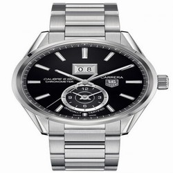 TAG Heuer Carrera Calibre 8 41 Stainless Steel / Black / Bracelet WAR5010.BA0723