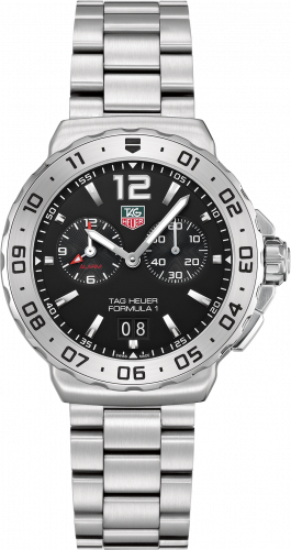 TAG Heuer Formula 1 Quartz Alarm 42 Stainless Steel / Black / Bracelet WAU111A.BA0858
