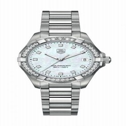 TAG Heuer Aquaracer 300M Quartz 32 Stainless Steel / Diamond / MOP - Diamond / Bracelet WAY1314.BA0915
