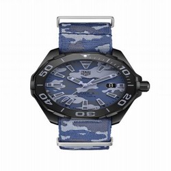 TAG Heuer Aquaracer 300M Calibre 5 43 Titanium PVD / Arctic Camo / NATO WAY208D.FC8221