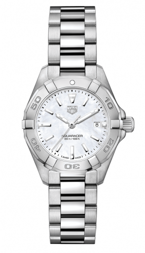 TAG Heuer Aquaracer 300M Quartz 27 Stainless Steel / MOP / Bracelet WBD1411.BA0741