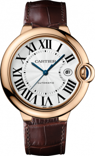 Cartier Ballon Blue de Cartier 42 Automatic Pink Gold / Silver WGBB0017