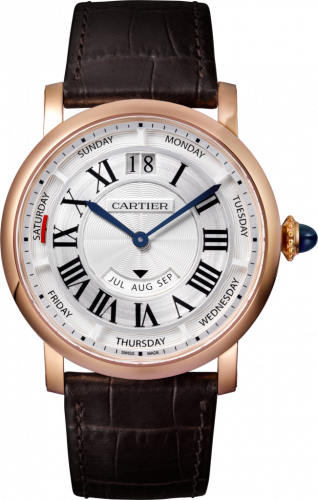 Cartier Rotonde de Cartier 40 Annual Calendar Pink Gold / Silver WHRO0002