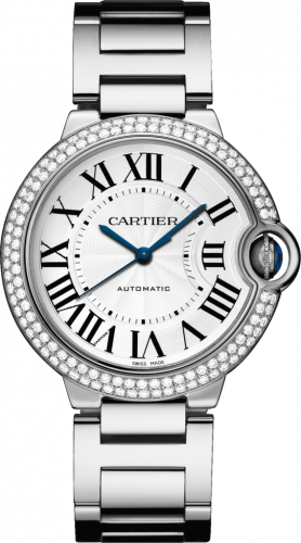 Cartier Ballon Blue de Cartier 36 Automatic White Gold / Diamonds / Bracelet WJBB0008