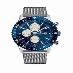Breitling Chronoliner Stainless Steel / Blue / Bracelet Y2431016.C970.152A