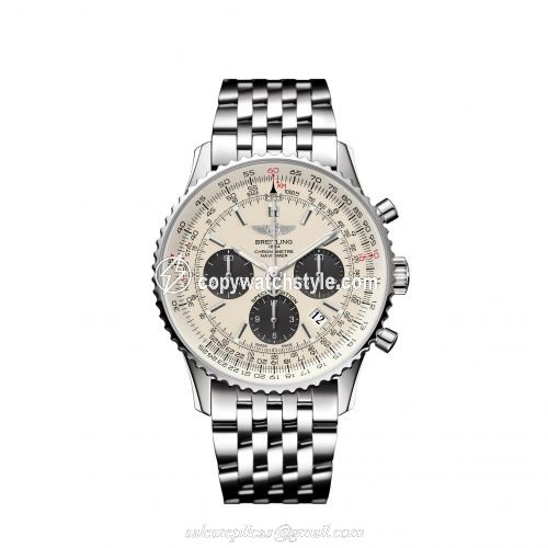 Breitling Navitimer 1 B01 Chronograph 43 Stainless Steel / Silver Grey / Japan Special Edition AB012012/G826/447A