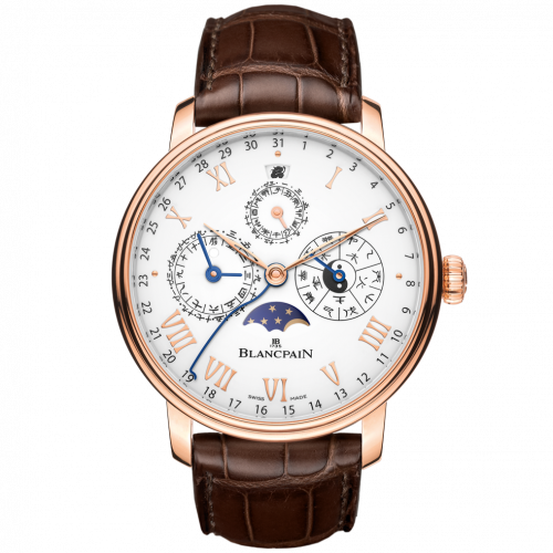 Blancpain Villeret Calendrier Chinois Traditionnel Red Gold / White 00888-3631-55B Blancpain Villeret Calendrier Chinois Traditionnel Red Gold / White 00888-3631-55B