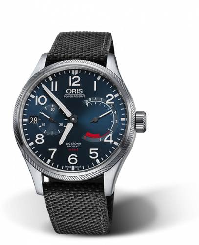 Oris Big Crown ProPilot Calibre 111 Stainless Steel / Blue / Textile 01 111 7711 4165-Set 5 22 15FC Oris Big Crown ProPilot Calibre 111 Stainless Steel / Blue / Textile 01 111 7711 4165-Set 5 22 15FC