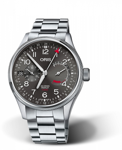Oris Big Crown ProPilot Calibre 114 Stainless Steel / Grey / Bracelet 01 114 7746 4063-Set 8 22 19