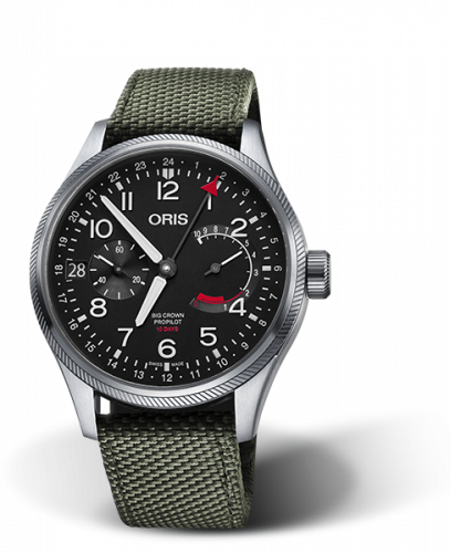 Oris Big Crown ProPilot Calibre 114 Stainless Steel / Black / Textile 01 114 7746 4164-Set 5 22 14FC Oris Big Crown ProPilot Calibre 114 Stainless Steel / Black / Textile 01 114 7746 4164-Set 5 22 14FC