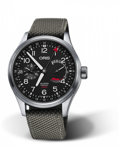 Oris Big Crown ProPilot Calibre 114 Stainless Steel / Black / Textile 01 114 7746 4164-Set 5 22 17FC Oris Big Crown ProPilot Calibre 114 Stainless Steel / Black / Textile 01 114 7746 4164-Set 5 22 17FC