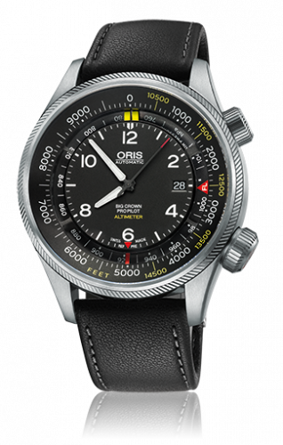 Oris Big Crown ProPilot Altimeter Feet / Black Leather 01 733 7705 4134-Set 5 23 19FC Oris Big Crown ProPilot Altimeter Feet / Black Leather 01 733 7705 4134-Set 5 23 19FC
