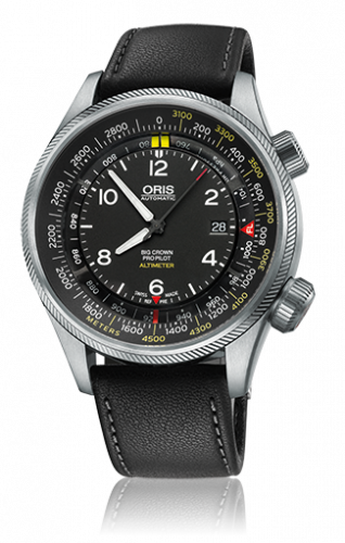 Oris Big Crown ProPilot Altimeter Meter / Black Leather 01 733 7705 4164-Set 5 23 19FC Oris Big Crown ProPilot Altimeter Meter / Black Leather 01 733 7705 4164-Set 5 23 19FC