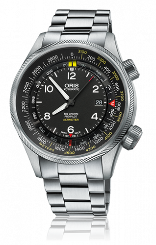 Oris Big Crown ProPilot Altimeter Meter / Stainless Steel 01 733 7705 4164-Set 8 23 19 Oris Big Crown ProPilot Altimeter Meter / Stainless Steel 01 733 7705 4164-Set 8 23 19