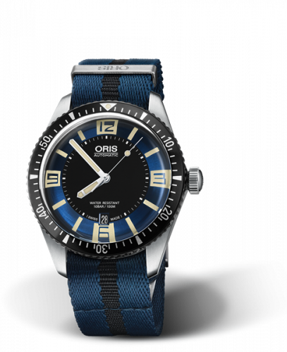 Oris Divers Sixty-Five 40 Stainless Steel / Blue / NATO 01 733 7707 4035-07 5 20 29FC Oris Divers Sixty-Five 40 Stainless Steel / Blue / NATO 01 733 7707 4035-07 5 20 29FC