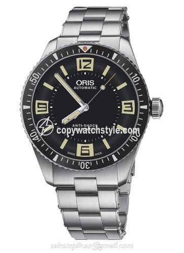 Oris Divers Sixty-Five 40 Stainless Steel / Black / Topper Edition 01 733 7707 4064-07 8 20 18 / TOPPER
