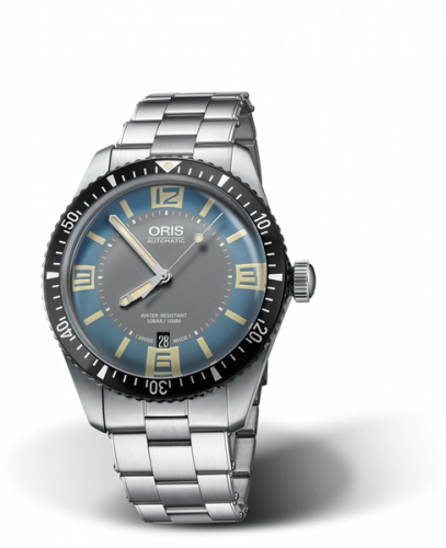 Oris Divers Sixty-Five 40 Stainless Steel / Deauville Blue / Bracelet 01 733 7707 4065-07 8 20 18