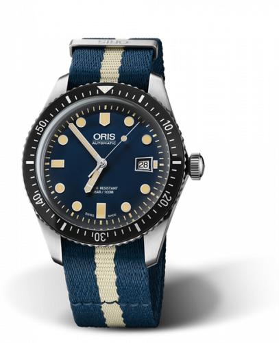 Oris Divers Sixty-Five 42 Stainless Steel / Blue / NATO 01 733 7720 4055-07 5 21 29FC Oris Divers Sixty-Five 42 Stainless Steel / Blue / NATO 01 733 7720 4055-07 5 21 29FC
