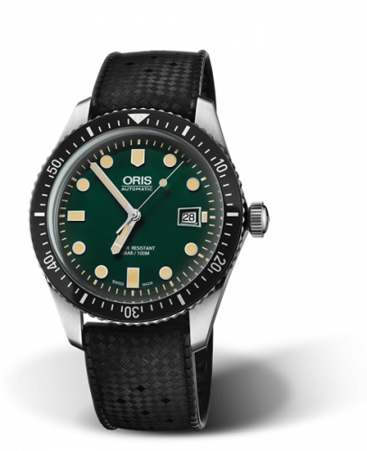 Oris Divers Sixty-Five 42 Stainless Steel / Green / Rubber 01 733 7720 4057-07 4 21 18 Oris Divers Sixty-Five 42 Stainless Steel / Green / Rubber 01 733 7720 4057-07 4 21 18