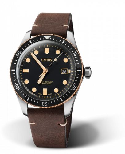 Oris Divers Sixty-Five 42 Stainless Steel / Bronze / Black / Calf 01 733 7720 4354-07 5 21 44 Oris Divers Sixty-Five 42 Stainless Steel / Bronze / Black / Calf 01 733 7720 4354-07 5 21 44