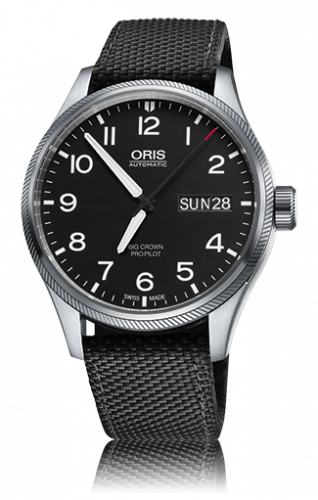 Oris Big Crown ProPilot Day Date Black / Black Textile 01 752 7698 4164-07 5 22 15FC Oris Big Crown ProPilot Day Date Black / Black Textile 01 752 7698 4164-07 5 22 15FC