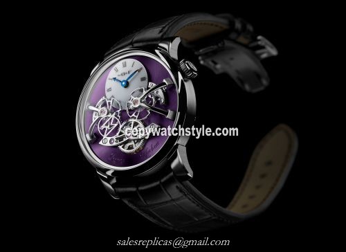 MB&F Legacy Machine N2 LM2 White Gold / Purple 02.WL.P