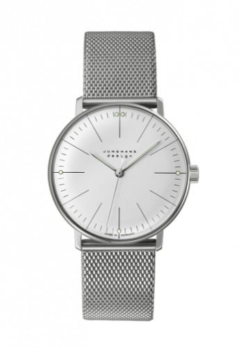 Junghans Max Bill Hand-Winding Silver Stick Bracelet 027/3004.44