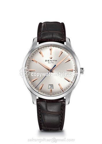 Zenith Elite Central Second Silver 03.2020.670/01.C498