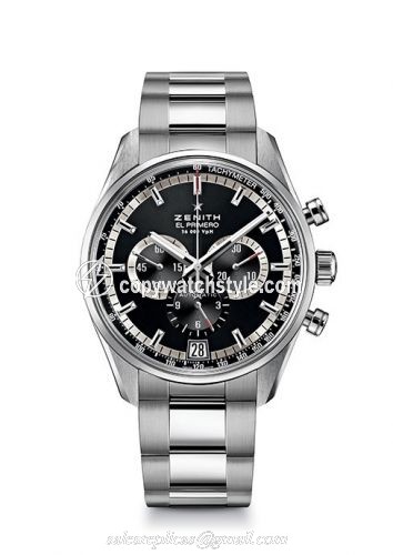 Zenith El Primero 36.000 VPH Black Bracelet 03.2040.400/21.M2040 Zenith El Primero 36.000 VPH Black Bracelet 03.2040.400/21.M2040