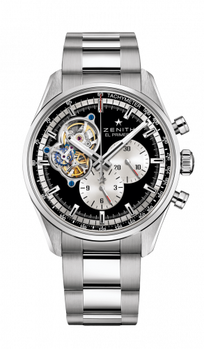 Zenith El Primero Chronomaster Open Stainless Steel / Black / Bracelet 03.2042.4061/21.M2040 Zenith El Primero Chronomaster Open Stainless Steel / Black / Bracelet 03.2042.4061/21.M2040