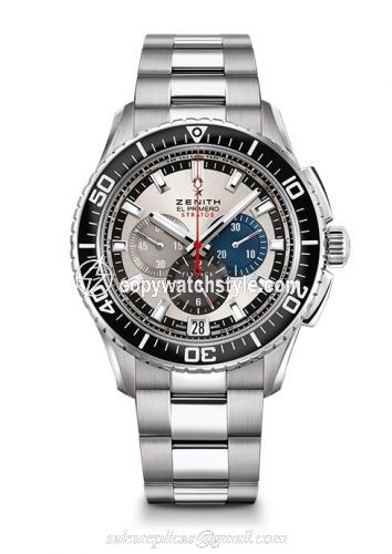 Zenith El Primero Stratos Flyback Tribute to Felix Baumgartner Bracelet 03.2066.405/69.M2060 Zenith El Primero Stratos Flyback Tribute to Felix Baumgartner Bracelet 03.2066.405/69.M2060