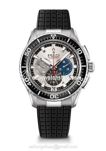 Zenith El Primero Stratos Flyback Tribute to Felix Baumgartner 03.2066.405/69.R515 Zenith El Primero Stratos Flyback Tribute to Felix Baumgartner 03.2066.405/69.R515
