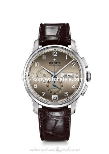 Zenith El Primero Winsor Annual Calendar Smoked 03.2072.4054/18.C711 Zenith El Primero Winsor Annual Calendar Smoked 03.2072.4054/18.C711